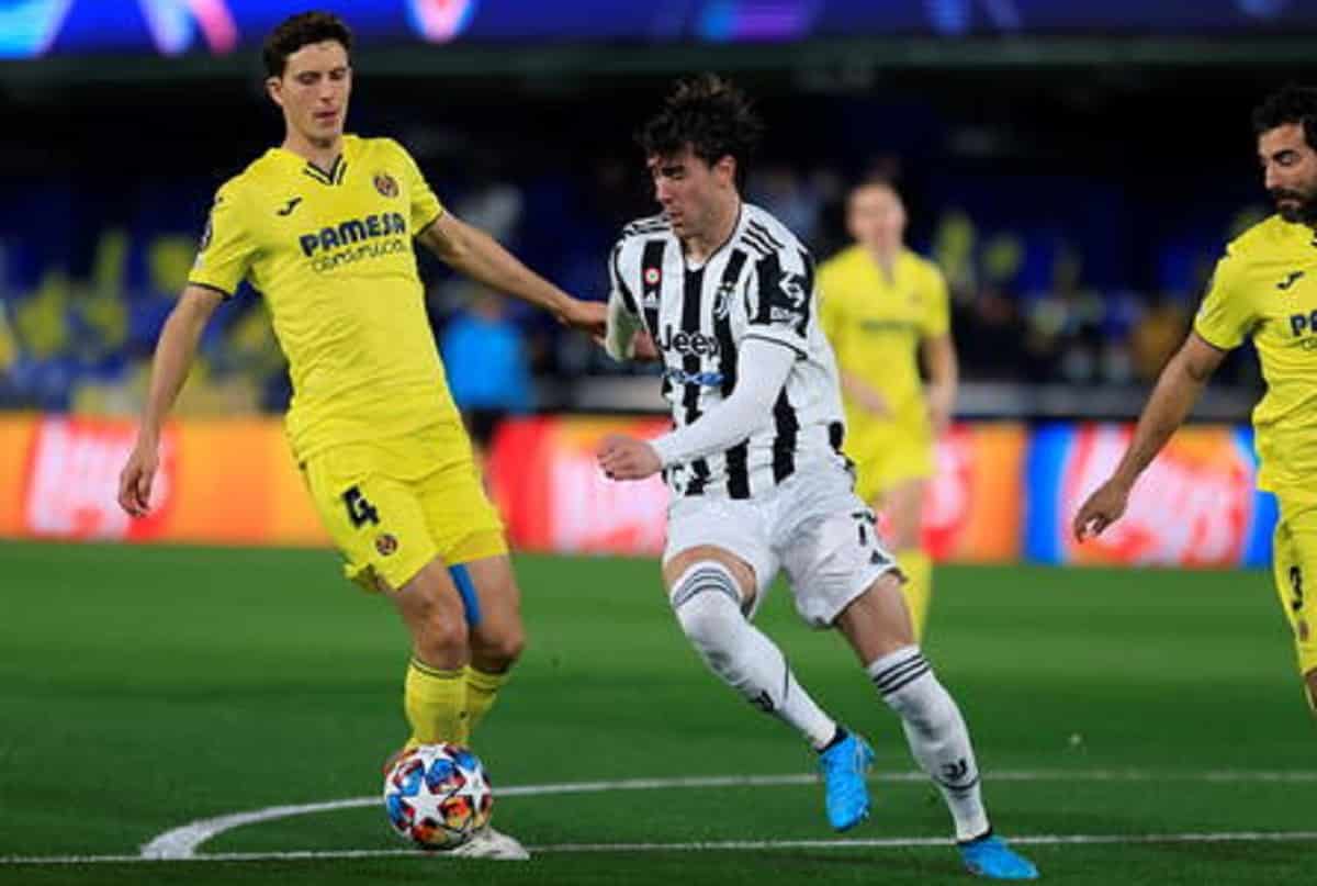 Juventus-Villarreal: dove vedere la partita, streaming, orario, probabili formazioni