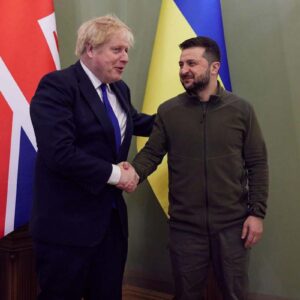 Boris Johnson a Kiev 1
