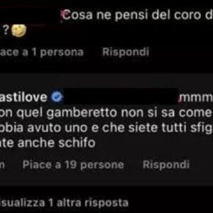 Chiara Nasti Coppa Gamberetto sul podio del pessimo gusto