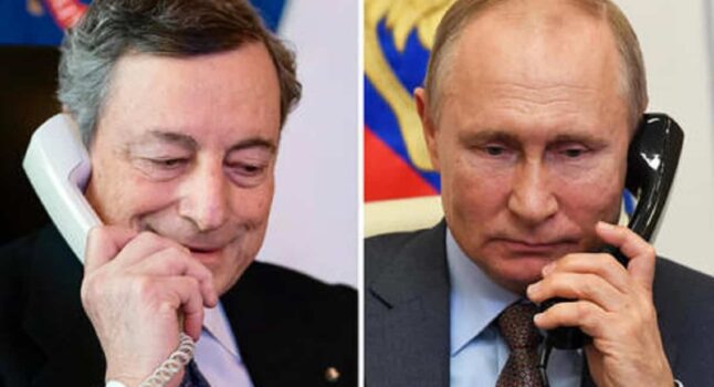 Ucraina, Putin a Draghi: "Pronti a sbloccare crisi del grano se revocate sanzioni"