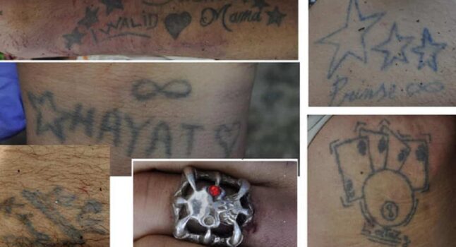Corsico (Milano): padre riconosce grazie ai tatuaggi il figlio scomparso e poi ucciso