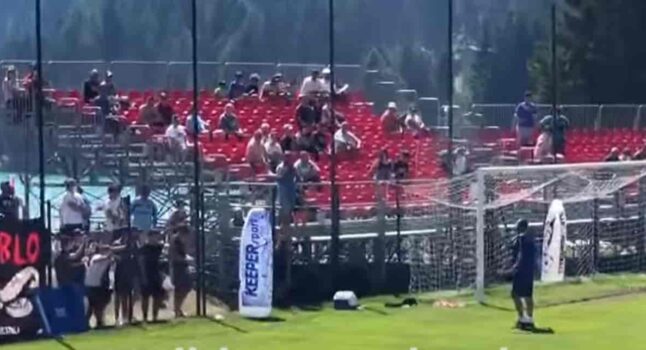 Lazio, cori contro Acerbi: Sarri interrompe l'allenamento