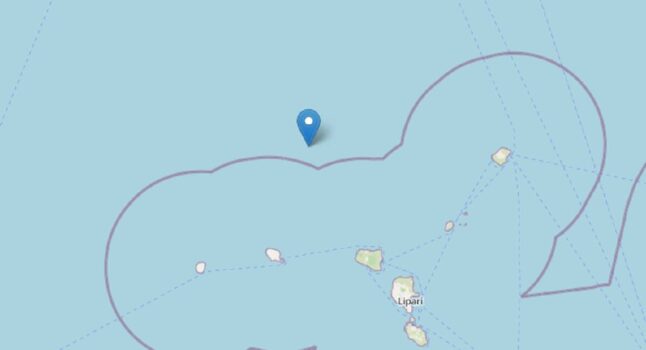 Terremoto Sicilia, scossa di magnitudo 3,6. Epicentro al largo delle isole Eolie