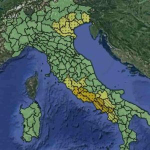 Allerta meteo in Lazio e Campania