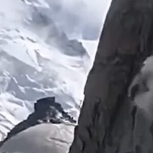 Monte Bianco crollo