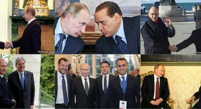 Elezioni ambasciata russa provoca, foto di Putin con tutti i leader italiani: "Molto da ricordare"