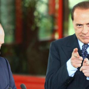 Vladimir Putin e Silvio Berlusconi (Ansa)