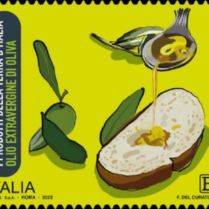 Poste Italiane, il francobollo dedicato all'olio extravergine di oliva