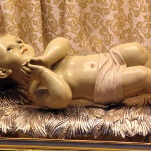 Statua del Bambin Gesù rubata nella notte dal presepe nel Duomo di Firenze