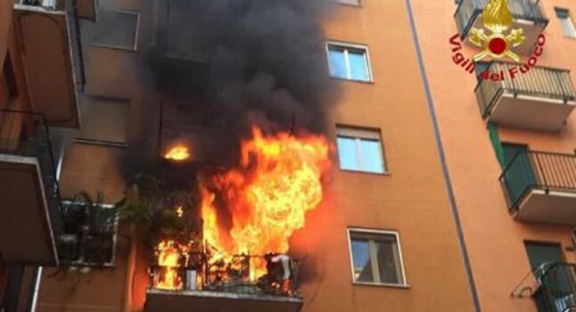 Incendio appartamento a Milano: è morta la 79enne che era rimasta gravemente ustionata