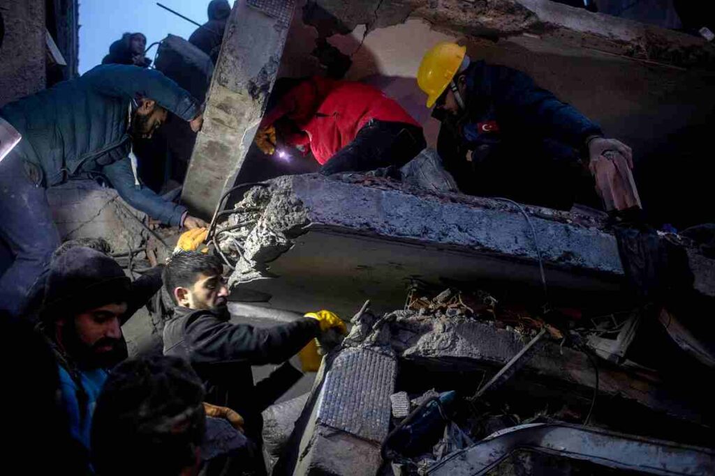 Edifici crollati in Turchia e Siria 
