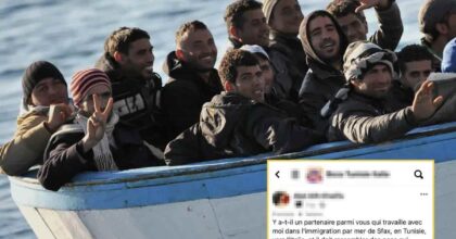 Migrnti in aumento, scafisti cercansi, annuncio su Twitter: "immigrazione da Sfax in Tunisia, verso l'Italia",