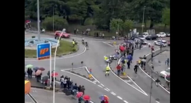 Giro d'Italia, un frame del video