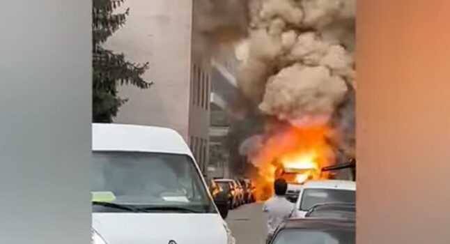 Milano, il video del momento dell'esplosione