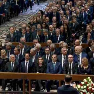 Funerali di Stato per Berlusconi (Ansa)