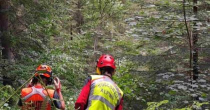Chiusaforte, cade per 70 metri: morto escursionista nella zona di Cima di Terrarossa. Foto d'archivio Ansa