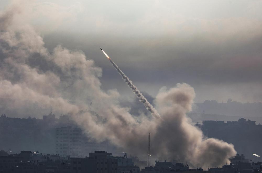 missili lanciati da gaza su israele blitz quotidiano