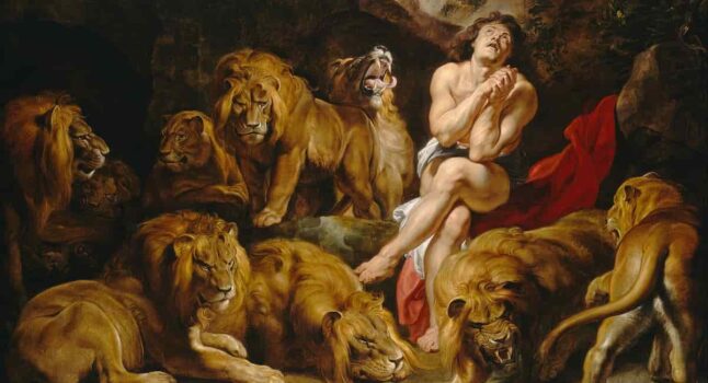 La scritta nel muro, mano annuncia tragedia, Daniele predisse interpretò la fine di Babilonia e si salvò dai leoni