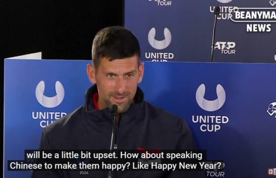 Djokovic parla in cinese in conferenza stampa: "Buon anno nuovo!" VIDEO