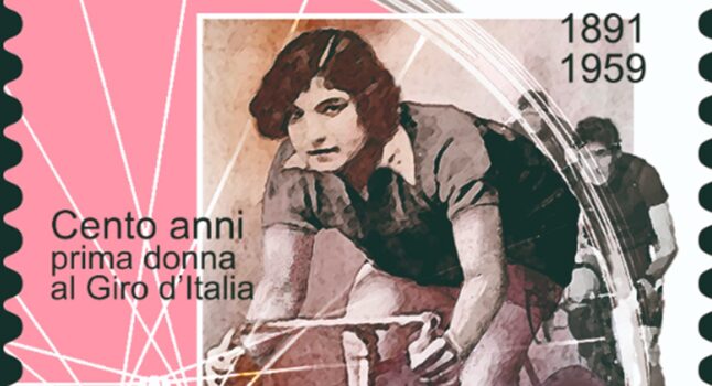 Il francobollo dedicato ad Alfonsina Strada