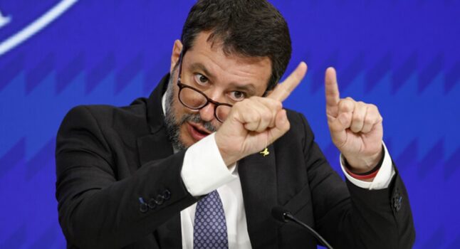 Il ministro Matteo Salvini FOTO ANSA