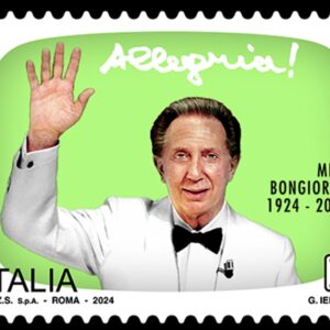 Eccellenze dello spettacolo: francobollo per Mike Bongiorno nel centenario della nascita