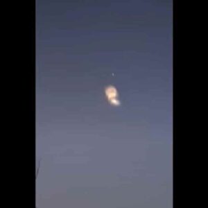 Lancio missile SpaceX sui cieli del SUd Italia