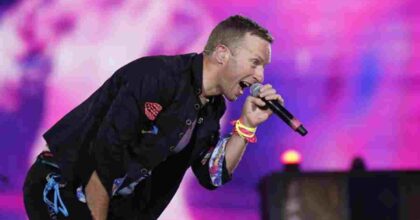 Il cantante dei Coldplay