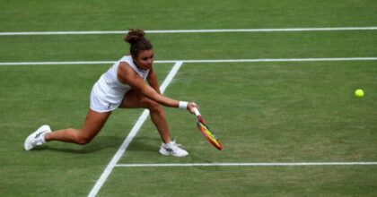 Jasmine Paolini durante la finale di Wimbledon